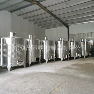 工厂定制304不锈钢储酒罐 猕猴桃沙棘果酒发酵罐 葡萄酒发酵罐