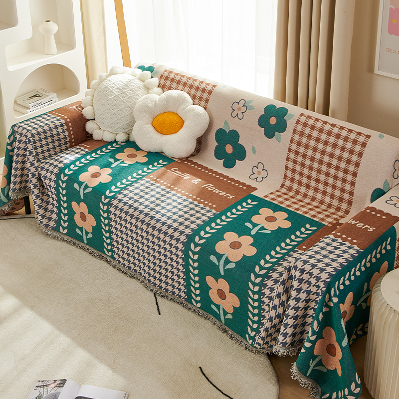 Four Seasons Toalla de sofá universal chenille anti-CAT cero antideslizante cubierta de tela multifuncional sofá ins estilo Toalla de espalda