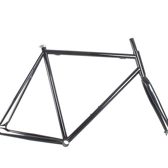 高性能 700C 固定ギアクロムモリブデン鋼トラック自転車シングルスピードフレーム炭素鋼フォークロードバイク競技|undefined