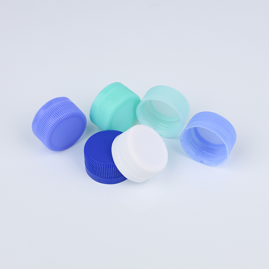 30mm食品级PE螺纹盖矿泉水瓶盖饮料密封盖全新料生产密封严实防漏