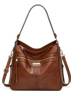 (Cross-border trading), polyurethane fashionable capacious one-shoulder bag, retro purse, city style