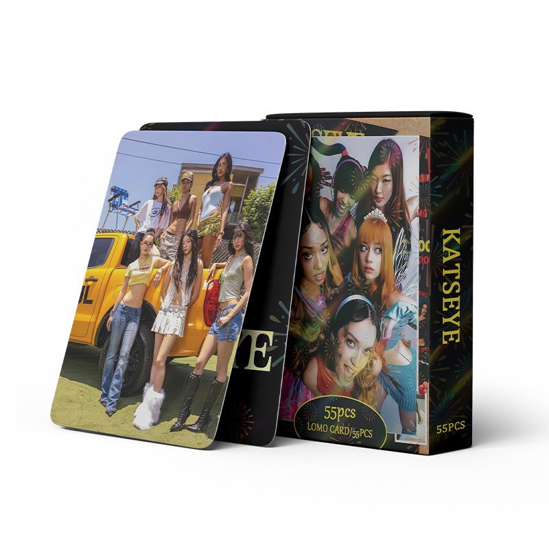 Cadena total, una gran cantidad de stock, 55 hojas de tinta BT SK IVE ATEEZ KPOP, estrellas coreanas alrededor de LOMO