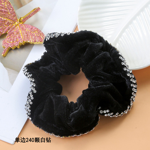 Minimalist Black and White Crystal Adornments with Independent Packaging for Women - Hooked Lace Geometry Pearl Headband