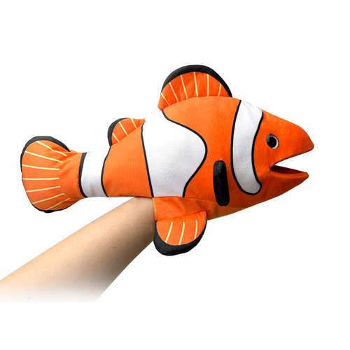 Cross-border New Marine Animal Hand Puppet Shark Turtle Doll Children's Comfort Toy Lion Doll Wholesale