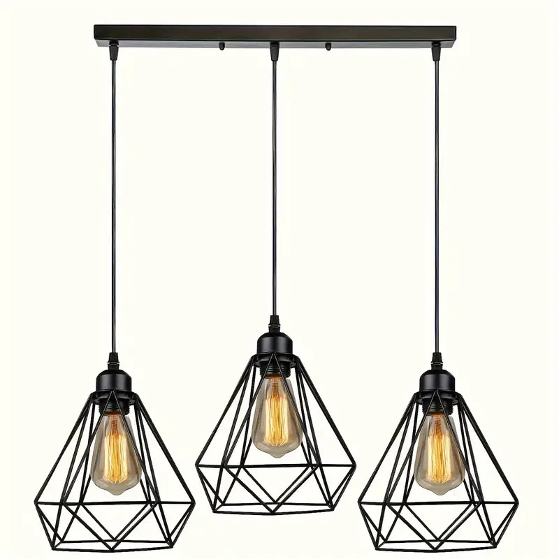 Proveedores transfronterizos al por mayor tres cabezas retro industrial lámparas de restaurante lámparas de pasillo lámparas de candelabros pequeños hoteles residenciales Zhongshan