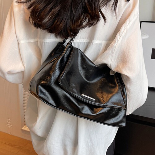 Ins casual large capacity tote bag for women, 2024 new style, popular and versatile chain crossbody bag, single shoulder bag