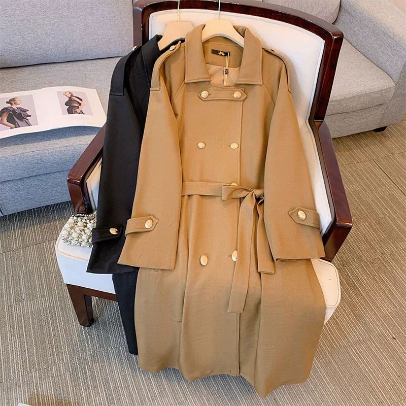 Long jacket, autumn coat, plus size