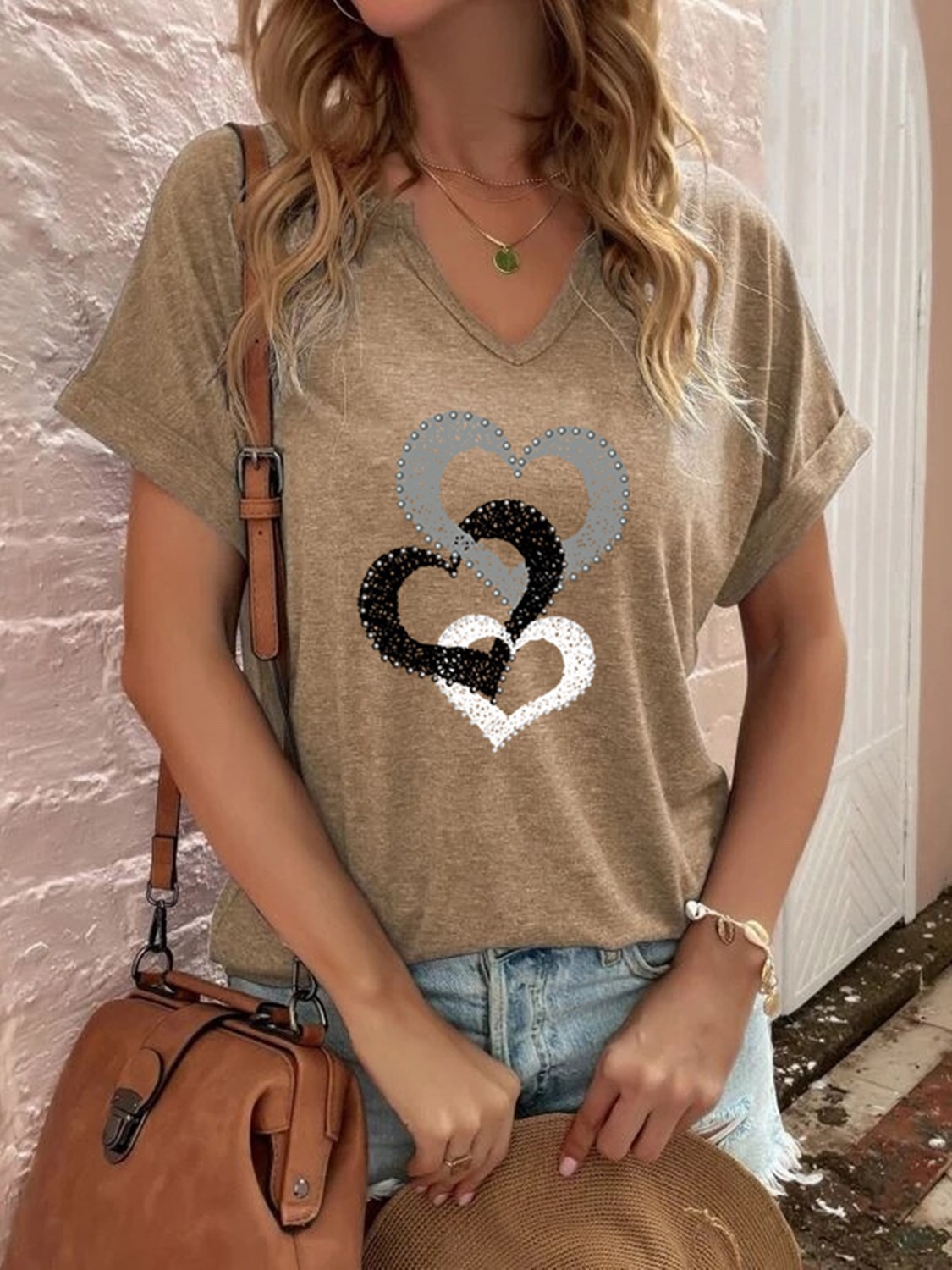 Women's T-shirt Love Print 5