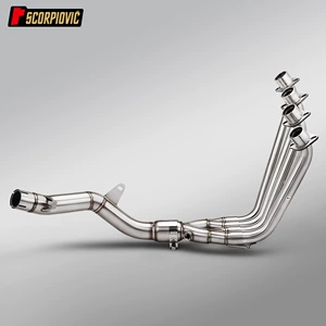 Qianjiang Sai 600 680CC üçün Motosiklet Qaz Borusu, Paslanmayan Polad Ön Hissə