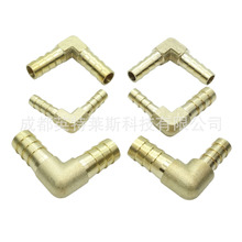 英制黄铜双插宝塔弯头煤气软管皮管接头直角90度格林弯头宝塔咀