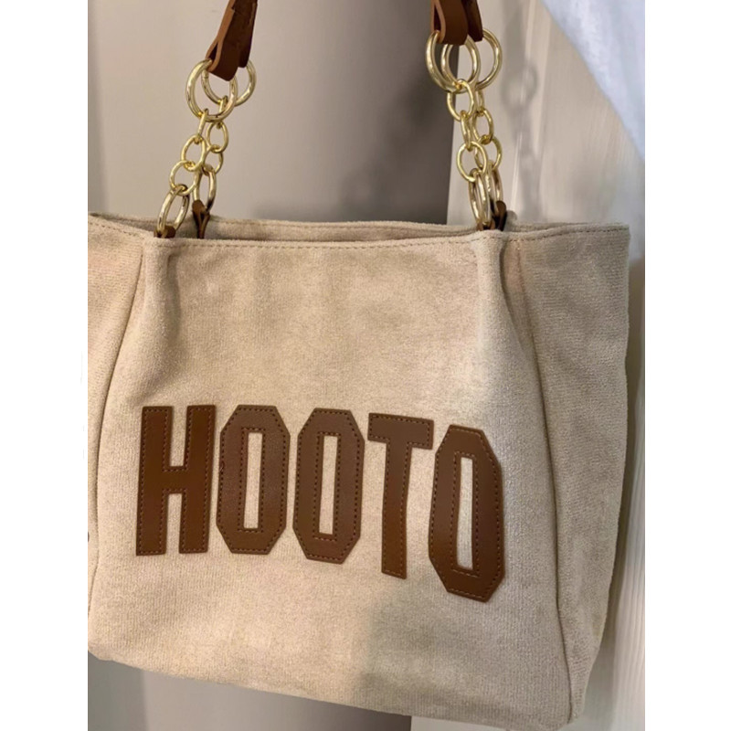 Best-selling women's bags, large-capacity bags, 2023 new Korean style popular letter college student class shoulder bags, tote bags Specification drawing