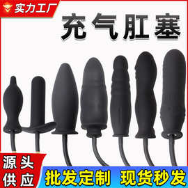 充气肛塞硅胶后庭肛门塞可调节膨胀扩肛器男用开肛开发性玩具器具