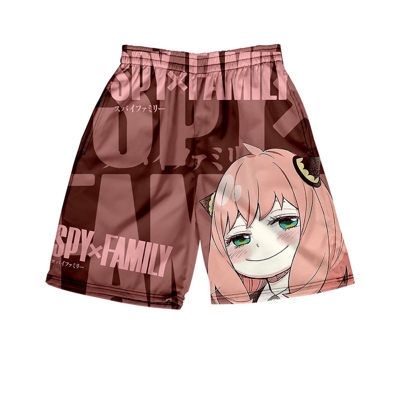 Spy play house cross-border new hot summer men's and women's 3D printed loose casual beach pants source wholesale