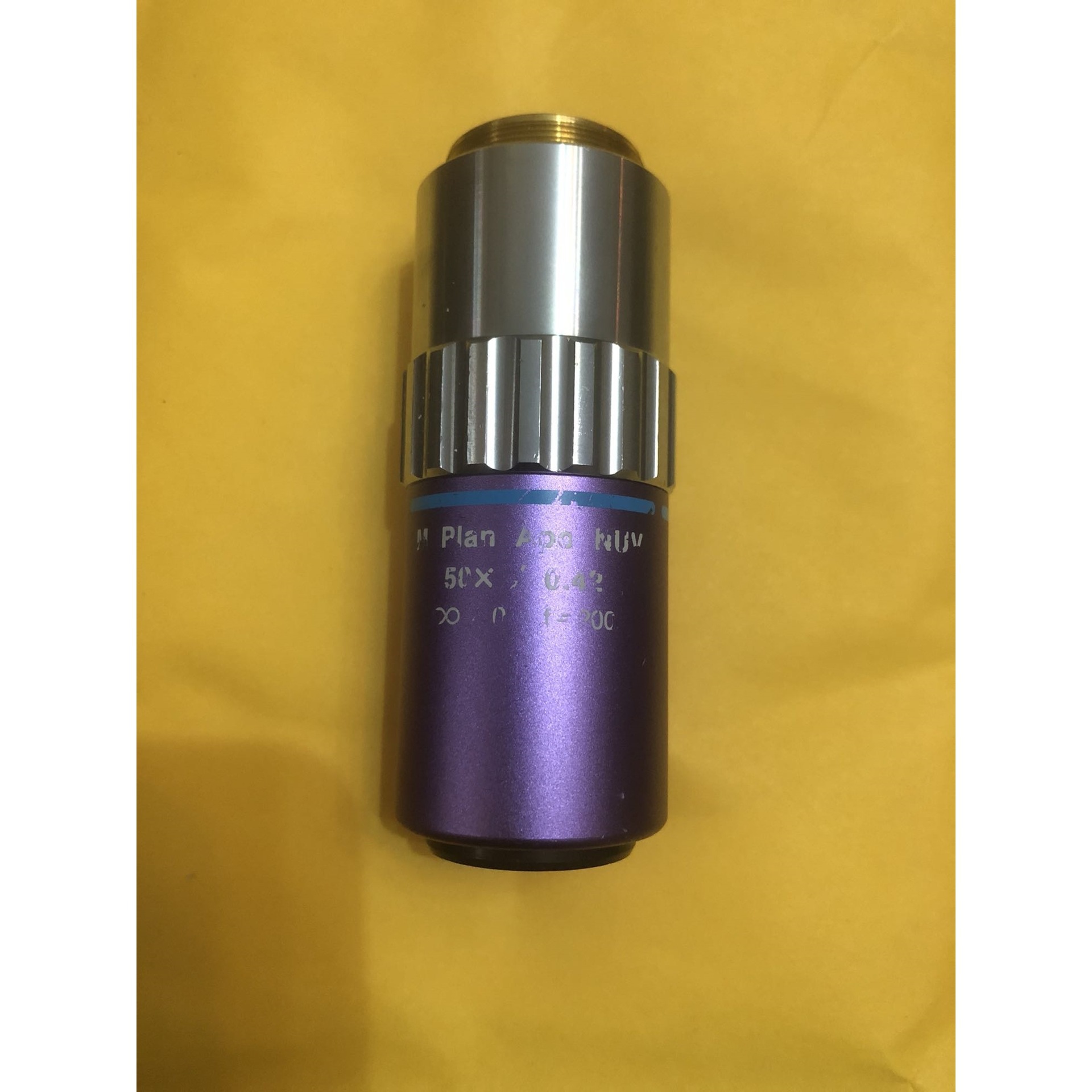 春田谷Mitutoyo三丰M Plan Apo NUV 50X/0.42近紫外物镜 质保出售