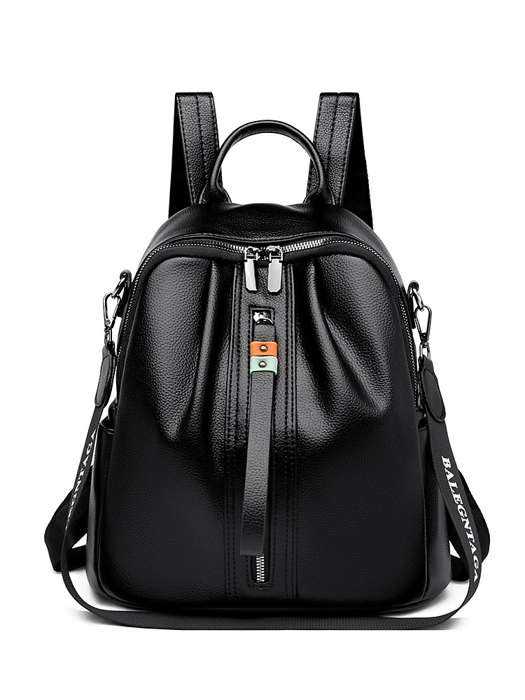 Backpack, universal polyurethane fresh bag to go out, 2023