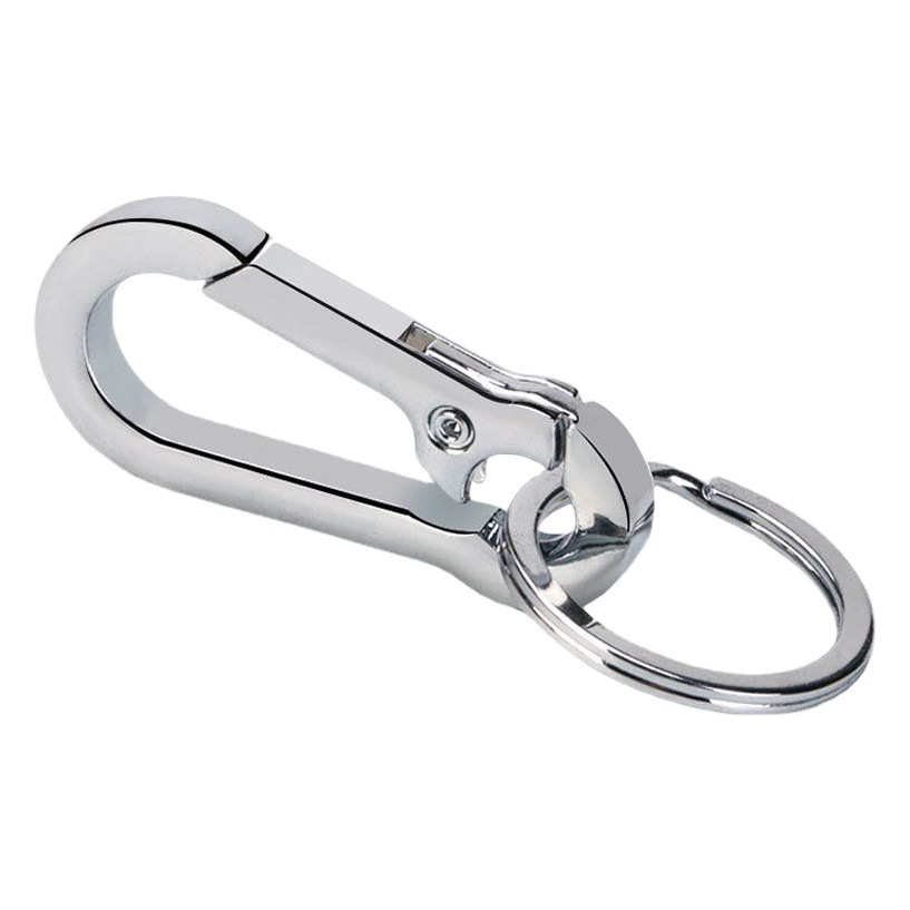 Car men's and women's waist key chain all-metal key ring couple anti-lost key chain simple personality high-end