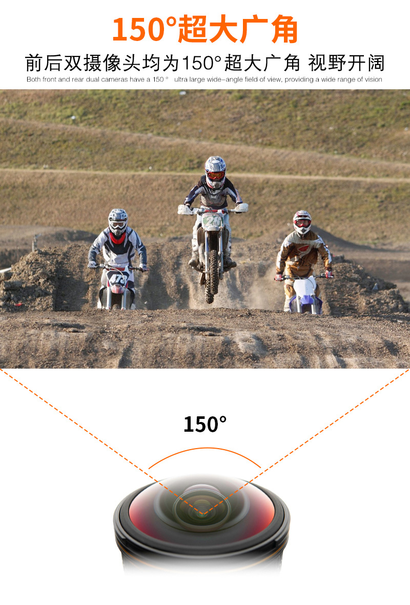 7-inch motorcycle navigation driving recorder wireless carplay projection screen HD camera front and rear double recording tire pressure
