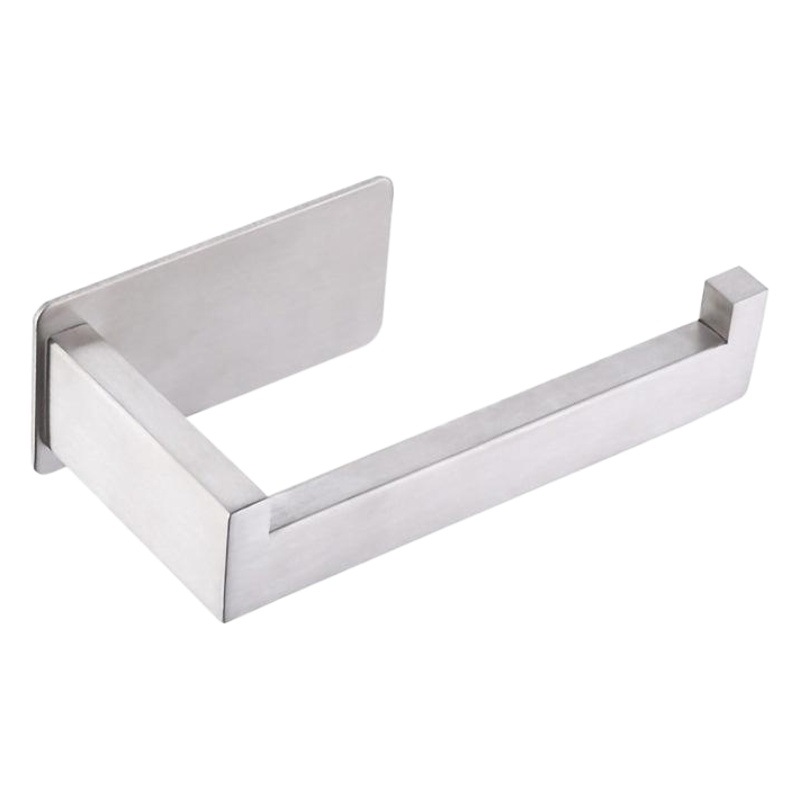 Transfronterizo 304 rollo de acero inoxidable titular de papel titular de tejido libre de perforación montado en la pared titular de papel higiénico cuarto de baño rollo de papel titular