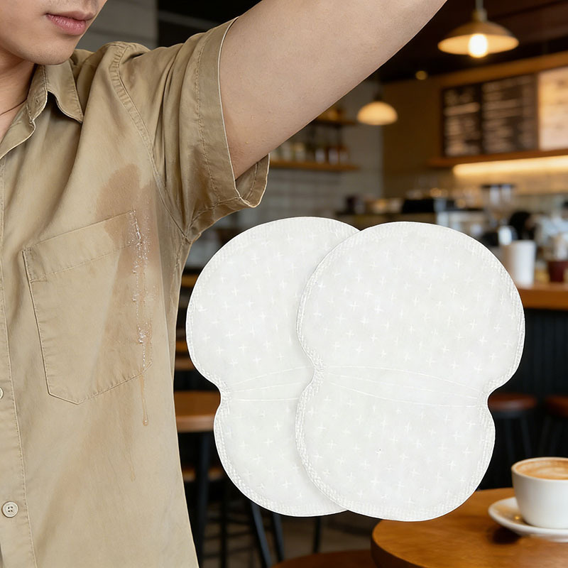 Summer Armpit Sweat Patches, Ultra-Thin Breathable Disposable Underarm Sweat-Absorbing Pads, Invisible Underarm Sweat Pads, Anti-Sweat Clothing Patches Summer Armpit Sweat Patches, Ultra-Thin Breathable Disposable Underarm Sweat-Absorbing Pads, Invisible Underarm Sweat Pads, Anti-Sweat Clothing Patches