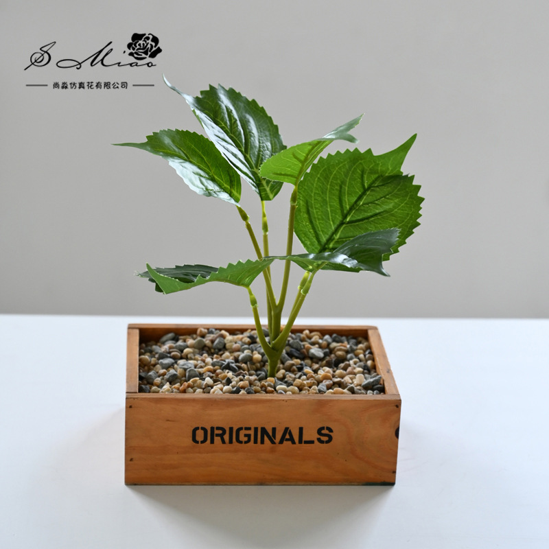 Flor artificial planta verde colgante cesta tortuga hoja pequeño bonsai flor artificial interior decoración creativa maceta artificial