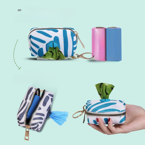 Manufacturer's hot selling 1.5 silk poop bag for dogs to go out to pick up poop bag EPI biodegradable pet garbage bag poop bag