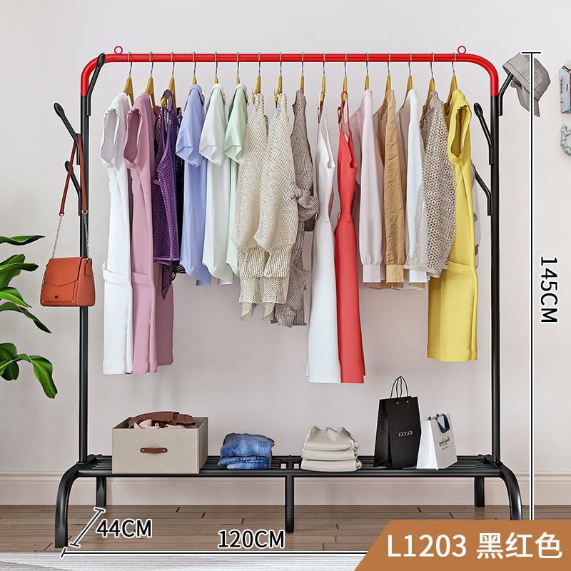 [단극형 + 후크] 길이 120CM 검정과 빨강