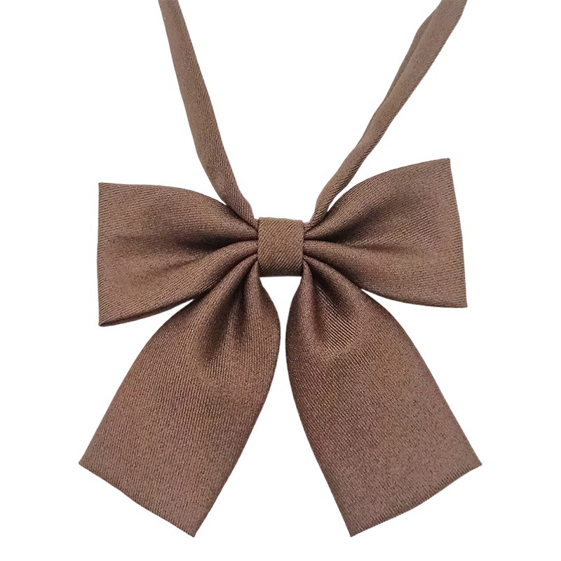 En stock color sólido al por mayor JK pajarita boxeador femenino nuevo estilo japonés de la Universidad uniforme escolar traje de marinero arco decorativo