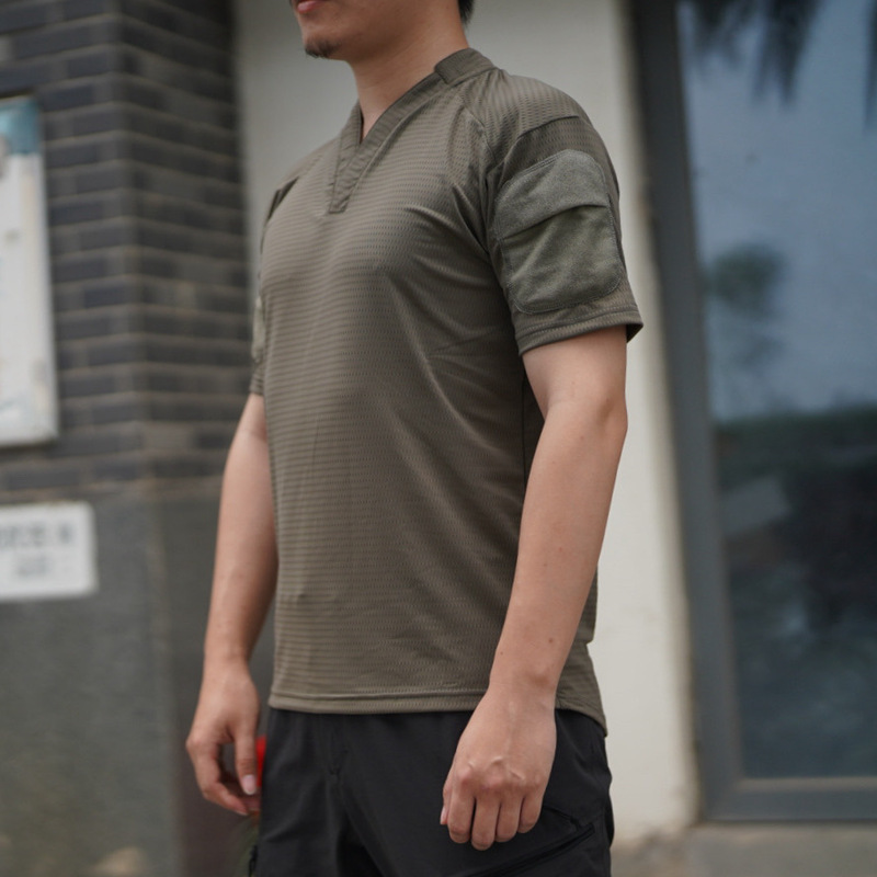 Tactical Tom Vs Short-Sleeved Ranger Green Rg Green Tactical T-Shirt Military Fans Outdoor Hiking and Mountaineering Quick-Drying T-Shirt