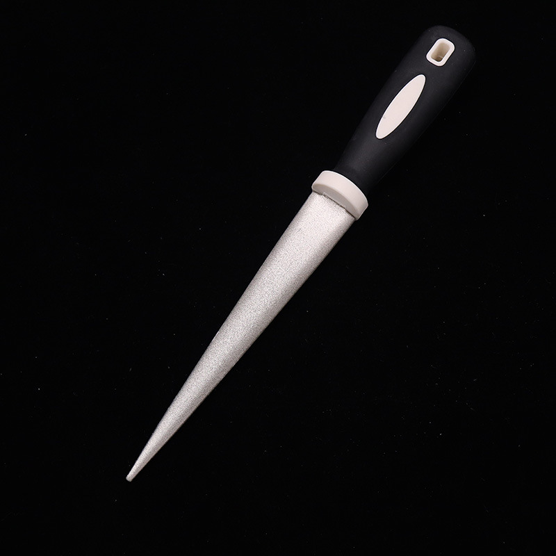 黑白柄小半圆磨刀器270L*25*155T规格多金刚石磨刀器45#钢批发