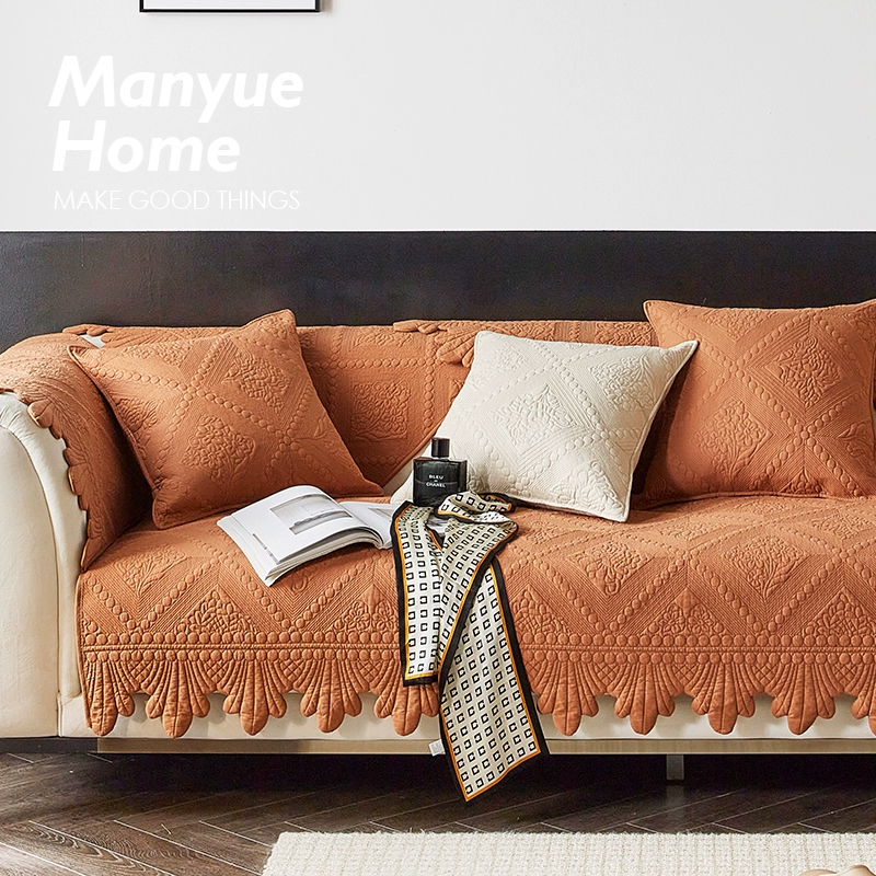 Retro sofa, seat, non-slip scarf, universal pillow
