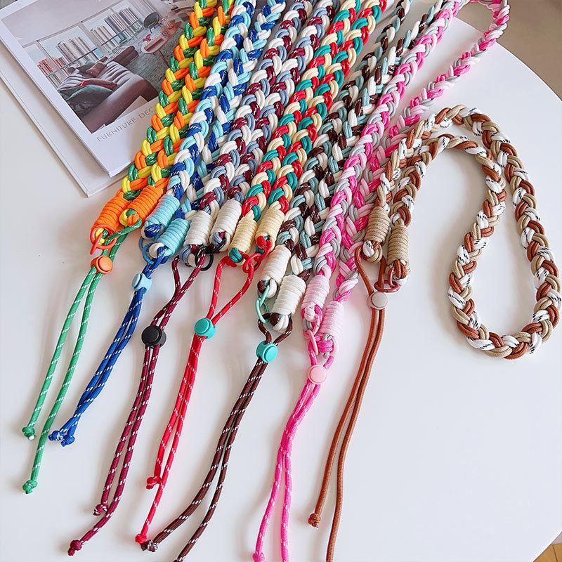 Buntes Gewebtes Handyband Langes Handgemachtes Umhängeband_voghion.com