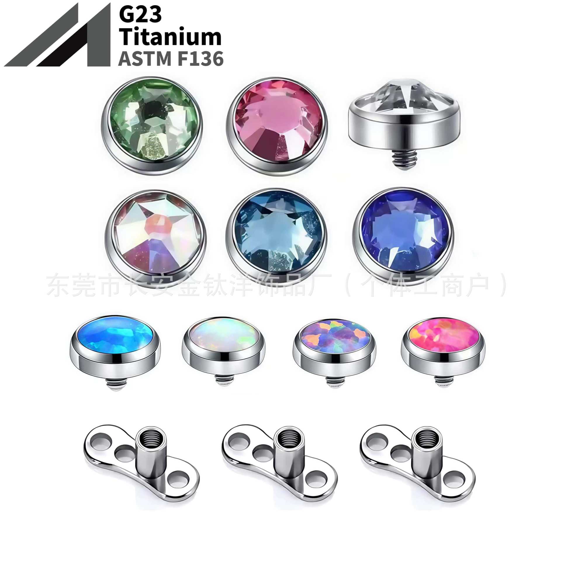 16G labret stud size and finish detail