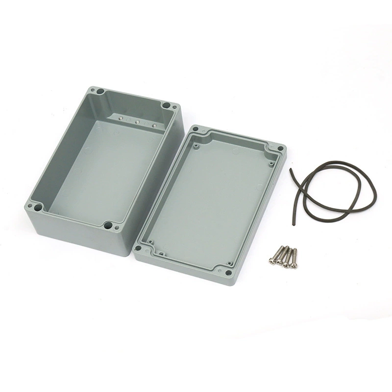 220*140*80 Waterproof junction box for electrical engineering dustproof sealed enclosure button terminal aluminum shell wholesale