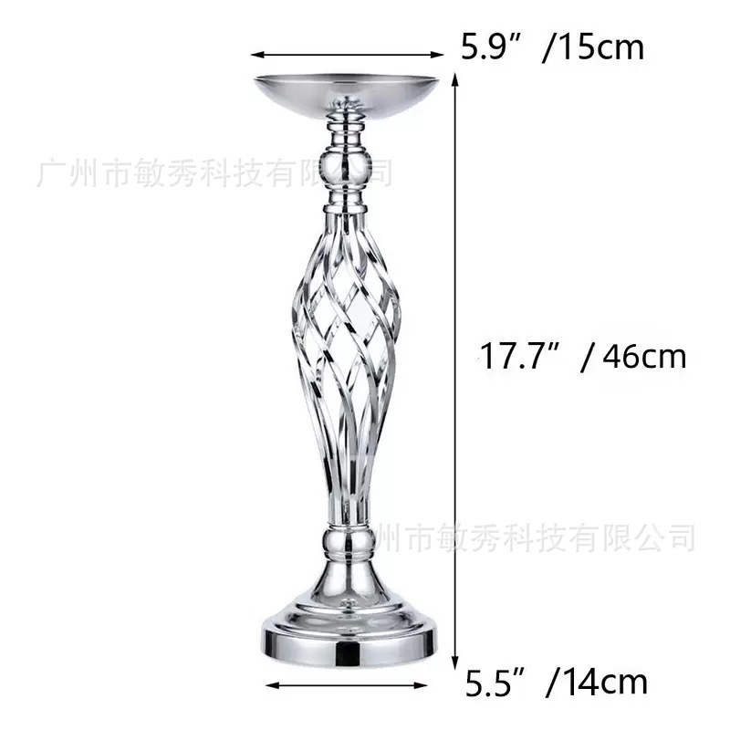 跨境热卖创意婚礼T台布置道具麻花造型餐桌花瓶路引花架装饰摆件|undefined