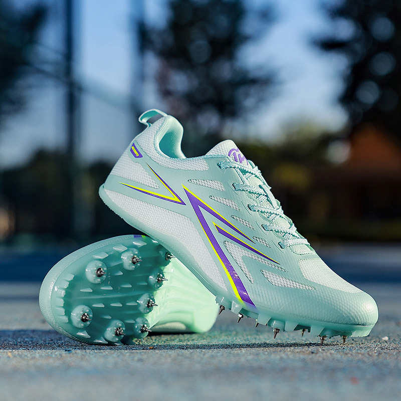Zapatos de entrenamiento profesional para saltos de larga distancia transfronterizos temu, zapatos de entrenamiento ligeros para hombres y mujeres, zapatos de atletismo