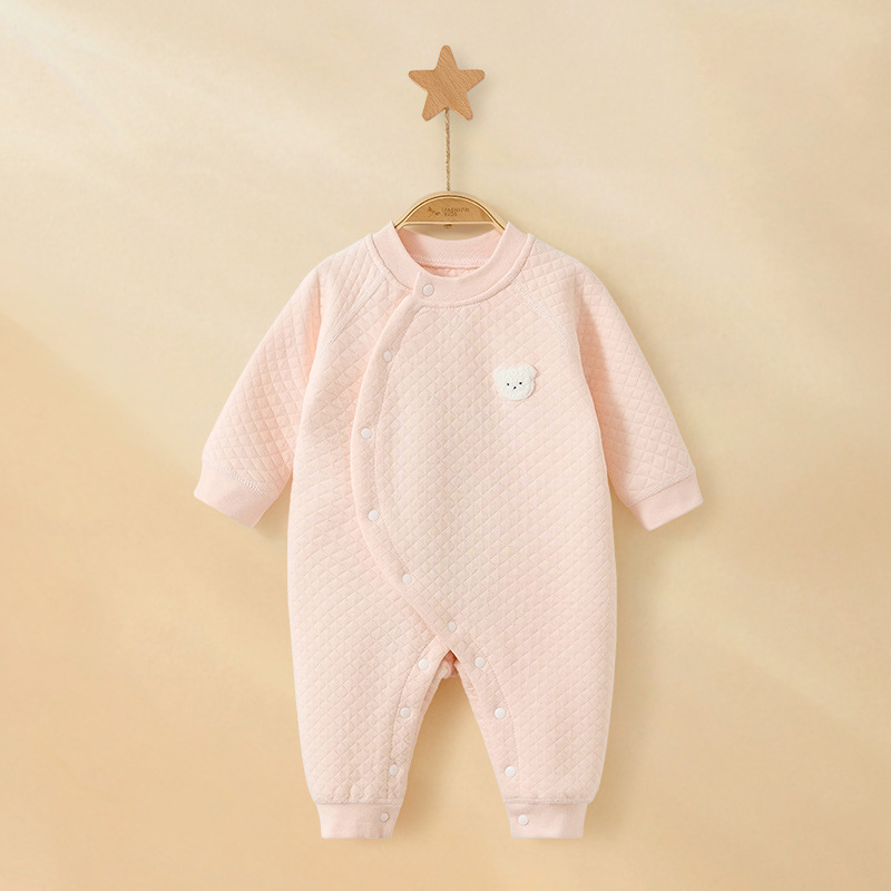 Primavera, otoño, invierno, camiseta de bebé, recién nacidos, cálido, algodón delgado para niños, niñas y niños pequeños, ropa de otoño, ropa de bebé