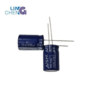 AISHI�ڙ����  ���A늽���� RR 25V2200UF13*20 ERR1EM222K20OT