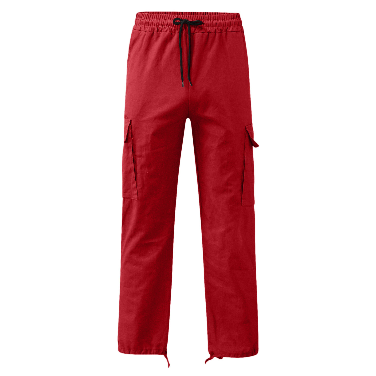 Pantalon décontracté homme avec cordon et poches style cargo_voghion.com