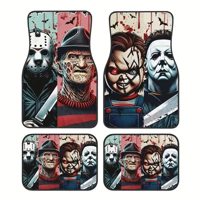 Style Car Floor Mats, Stain-Resistant, Avtomobil döşəmə paspasları - 1-138-suit-39-3344cm-two-piece-pack