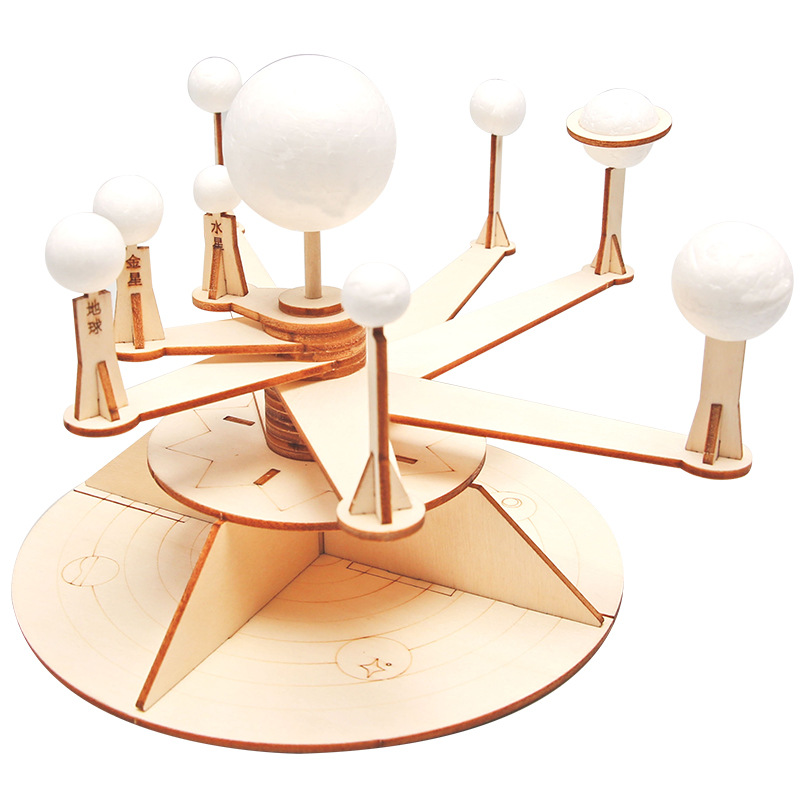 Ciencia y Tecnología pequeña producción DIY instrumento de nueve bolas hecho a mano experimento científico invención STEM Educación material didáctico educativo material didáctico