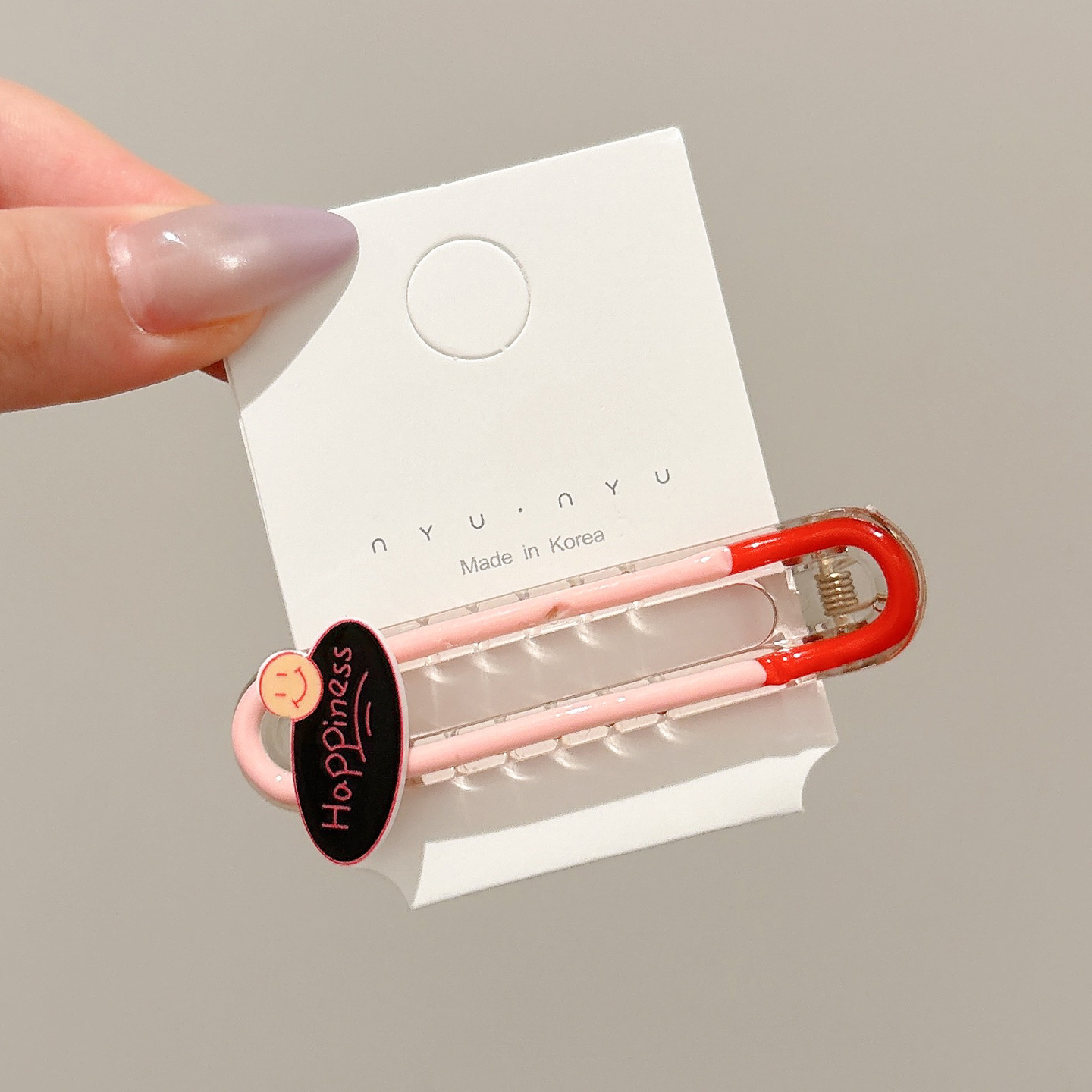 Clip de cabello de flor de leopardo para mujeres clip de cabello de alto nivel frente clip de frangeo 2025 nuevo clip lateral clip de cabello toque