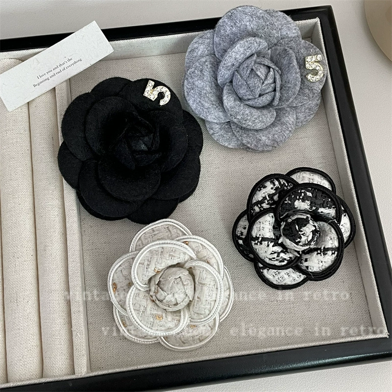 Деми-сезон элегантная ретро брошь, лацкан, стиль Chanel, французский стиль, высококлассный стиль