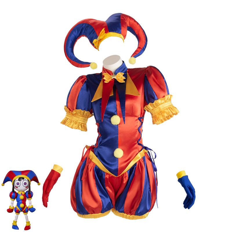 Magic Numbers Circus Cosplay Pomni Clown Girl Halloween Cosplay Anime Costume Cos Costume Magic Numbers Circus Cosplay Pomni Clown Girl Halloween Cosplay Anime Costume Cos Costume