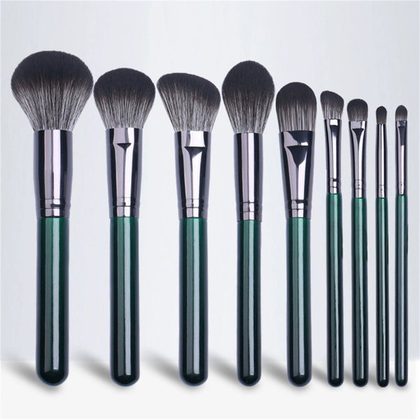 Dark green-gold color 9-piece set
