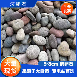 Factory wholesale cobblestone substation with 5-8cm river pebbles park landscape paving cobblestone