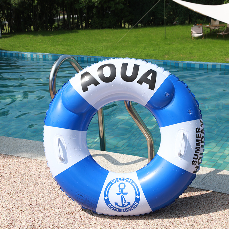 Anillo de natación para adultos con bolsas de aire dobles para hombres y mujeres con anillo de salvavidas anti-rollback para principiantes con anillo de flotación inflable en agua