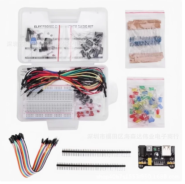  breadboard на 400 отверстий для UNO R3, комплект компонентов, совместим без 140 коробка проводов