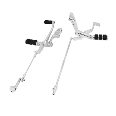 Footrest Assembly with Gear – Motorcycle pedals - 14-25-years-electroplating