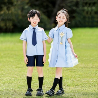 小学生校服连衣裙英伦风衬衫幼儿园园服儿童毕业照服装六一儿童节