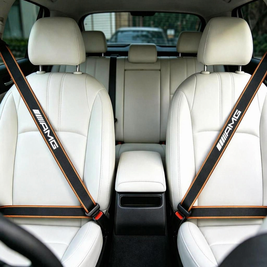 JDM universal nylon seatbelts for cars support cross-border dropshipping and are hot-selling branded universal car seatbelts